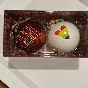 NWT Rae Dunn Christmas ornaments